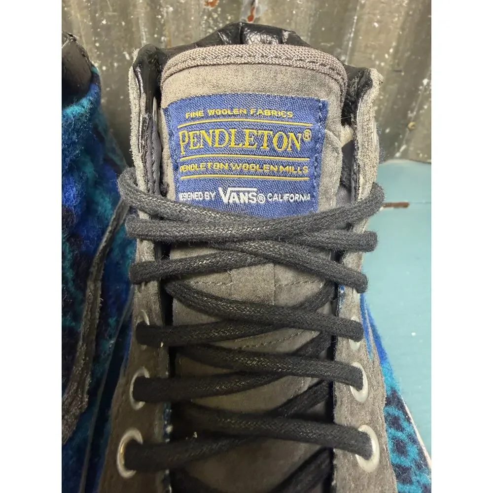 Vans x Pendleton SK8-Hi MTE Wool Suede Hi-Top Sneakers M 4.5 W 6 Tribal Asphalt
